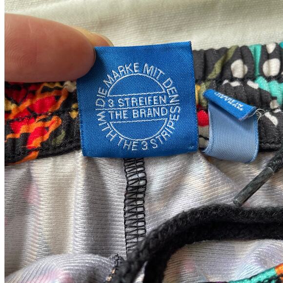 Adidas Maracatu Tropical Track Pants Women's Medium Gold Trefoil Colorful Rare - Picture 6 of 10